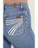 Image #2 - 7 For All Mankind Women's Marine Medium Wash High Rise 34" Dojo Trouser Stretch Denim Jeans, Medium Wash, hi-res
