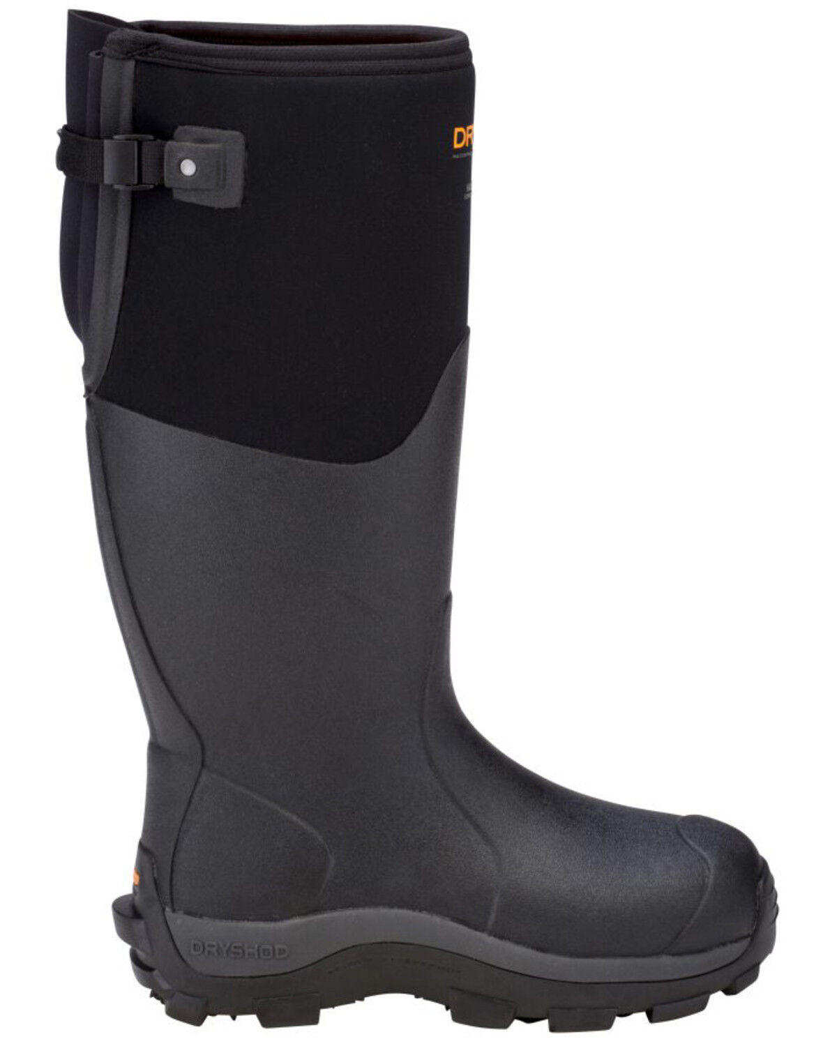 Image #2 - Dryshod Men's Haymaker Gusset Boots - Soft Toe, Black, hi-res