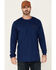 Image #1 - Hawx Men's FR Graphic Long Sleeve Work T-Shirt - Tall, Blue, hi-res