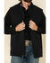 Cody James Core Men's Black Wrightwood Zip Front Vest , Black, hi-res