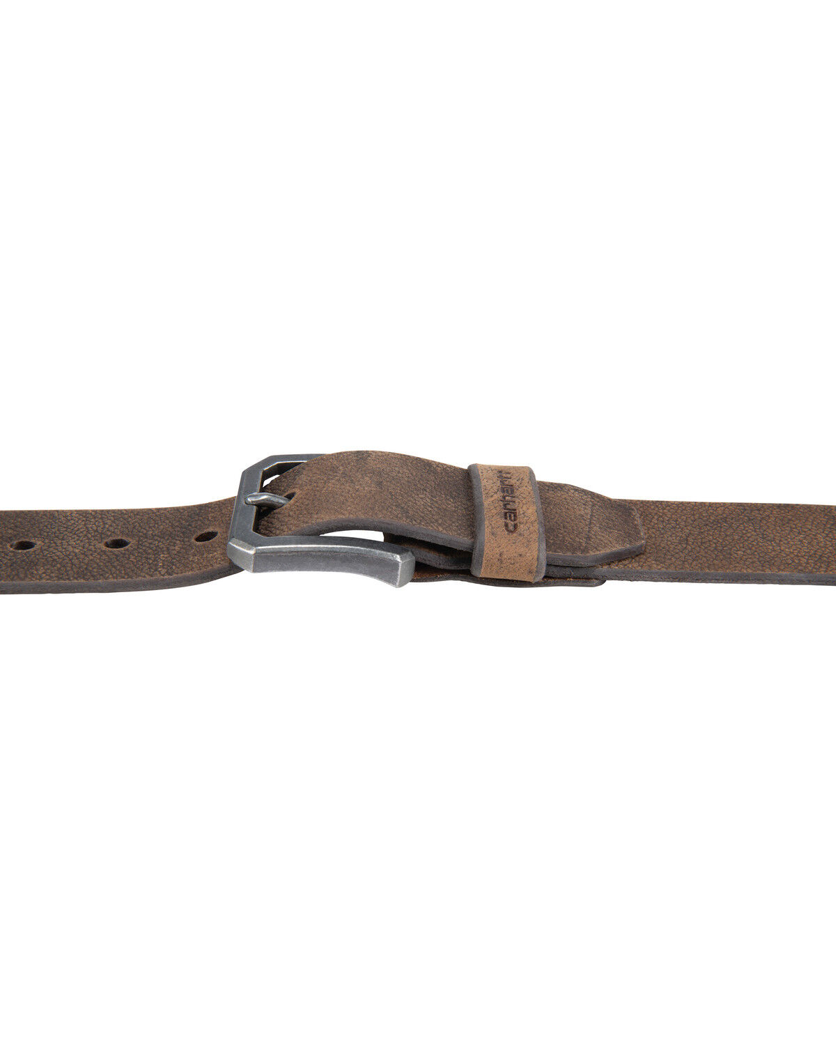Image #5 - Carhartt Men's Saddle Leather Work Belt, Brown, hi-res