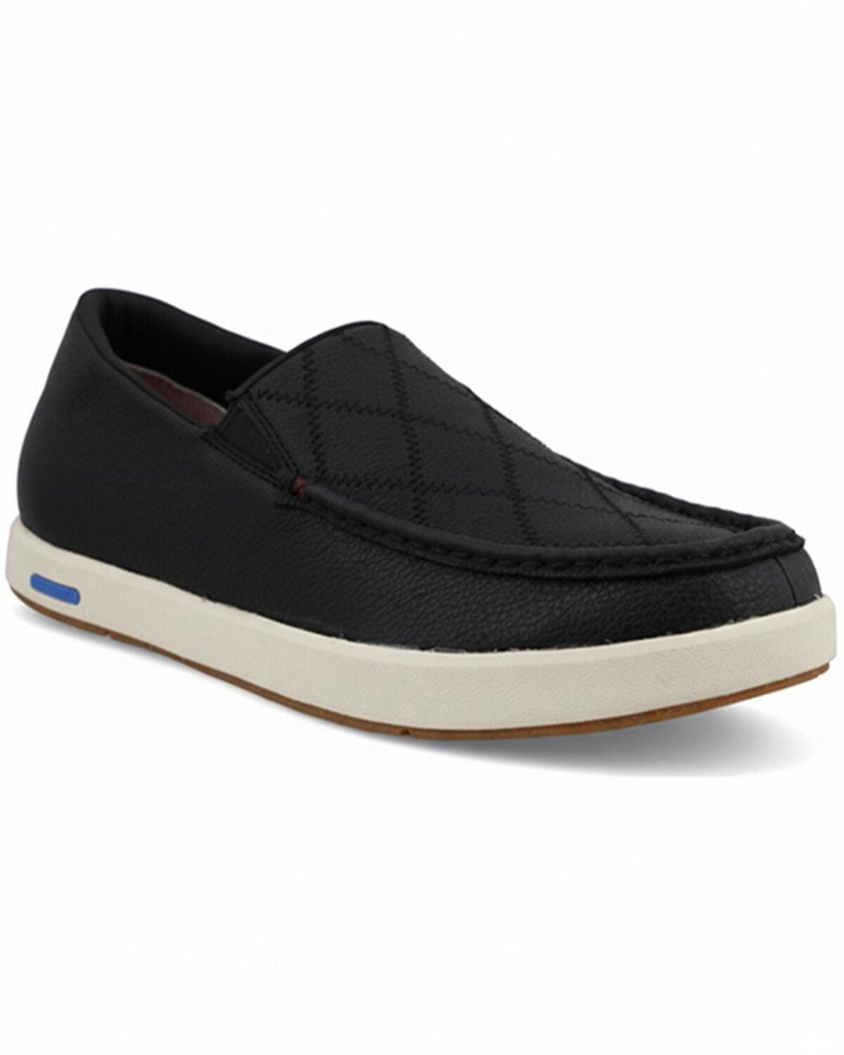 Image #1 - Twisted X Men's Slip-On Ultralite X&trade; Casual Shoes - Moc Toe, Black, hi-res