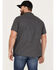 Image #4 - Brothers and Sons Men's Casual Short Sleeve Button-Down Western Shirt, Black, hi-res