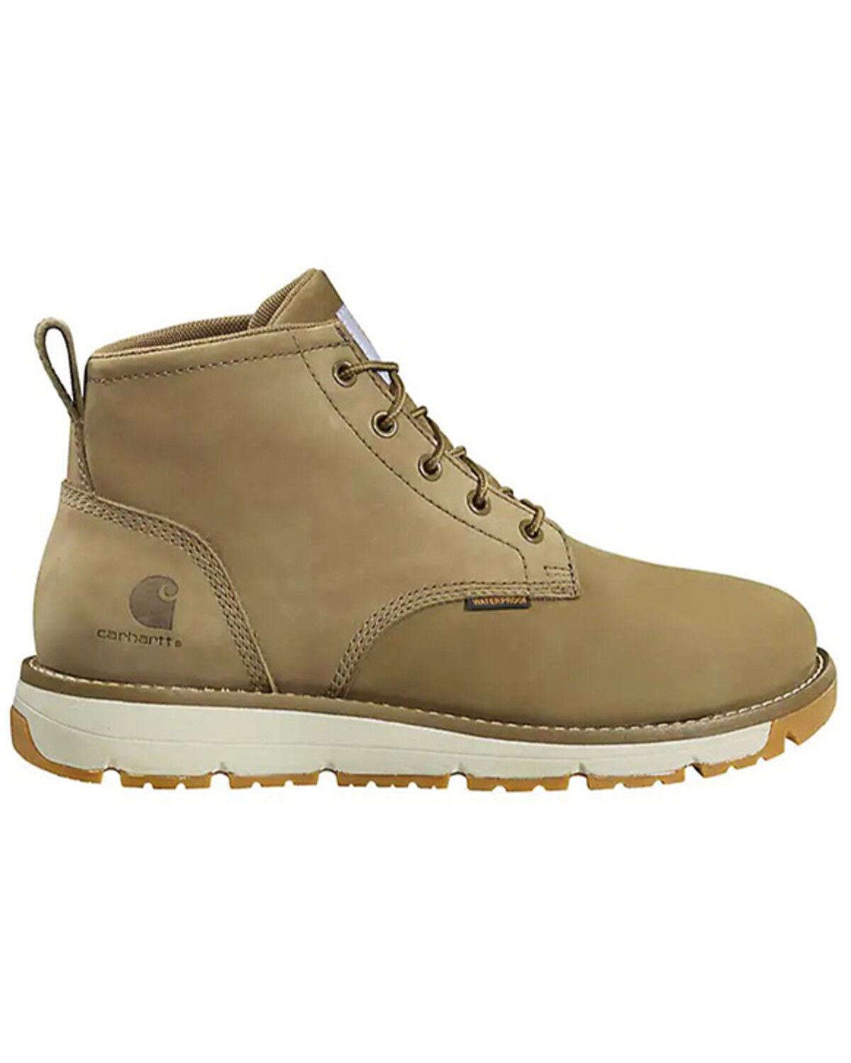 Image #2 - Carhartt Men's Millbrook 5" Waterproof Work Boots - Soft Toe, Tan, hi-res