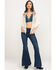 Free People Women's Adella Bralette, Turquoise, hi-res
