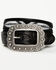 Image #1 - Idyllwind Women's Windriver Seed Bead Western Belt, Black, hi-res
