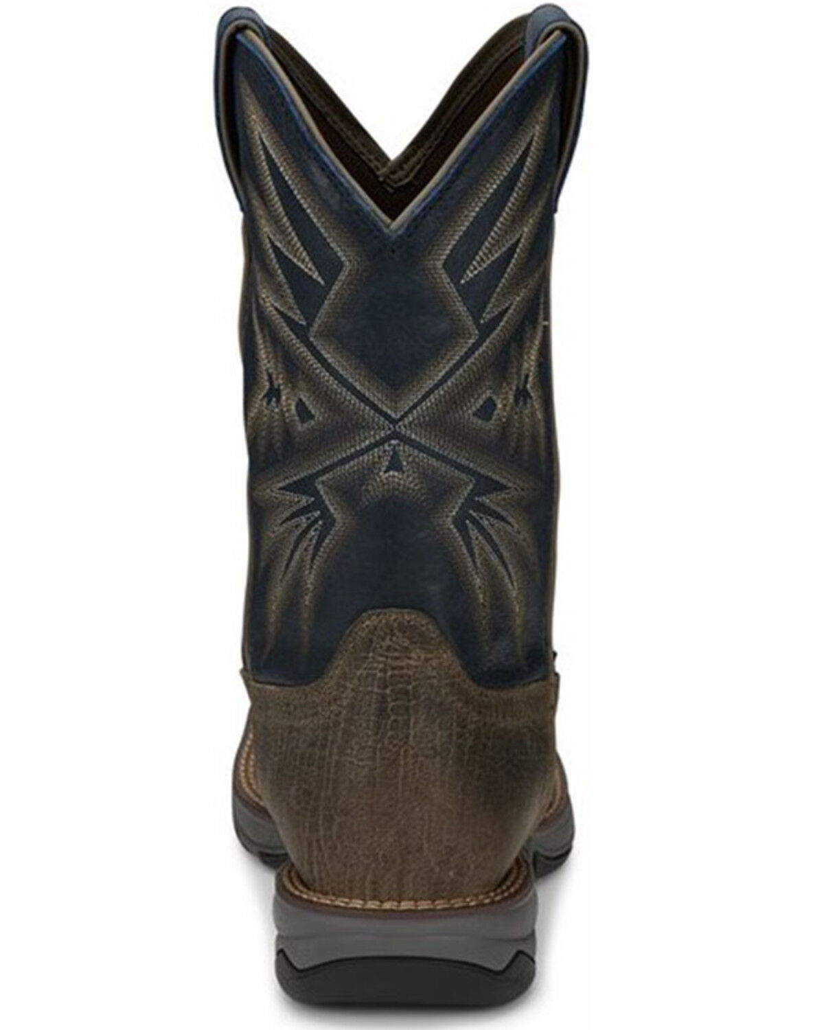Image #5 - Tony Lama Men's Bartlett Stone Western Work Boots - Steel Toe, Brown, hi-res