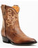 Image #1 - Shyanne Women's Lacer Short Boots - Round Toe, Brown, hi-res