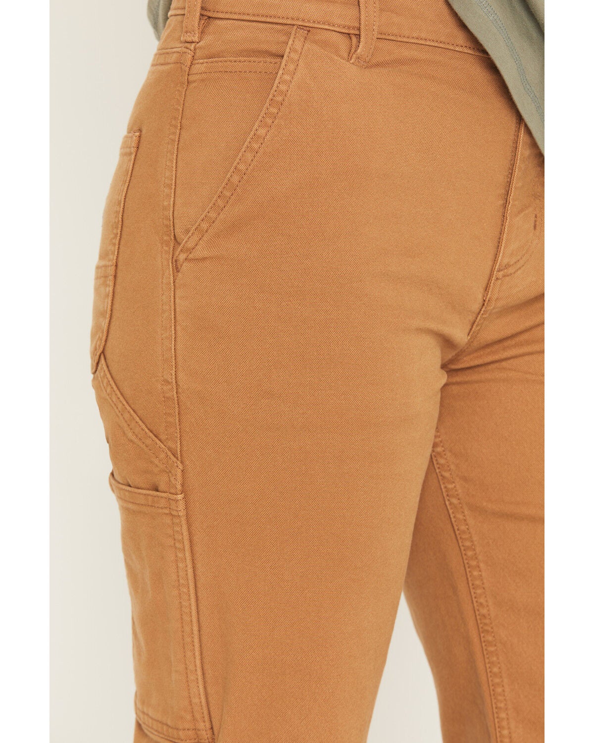 Image #2 - Carhartt Women's Carpenter Canvas Pants, Brown, hi-res