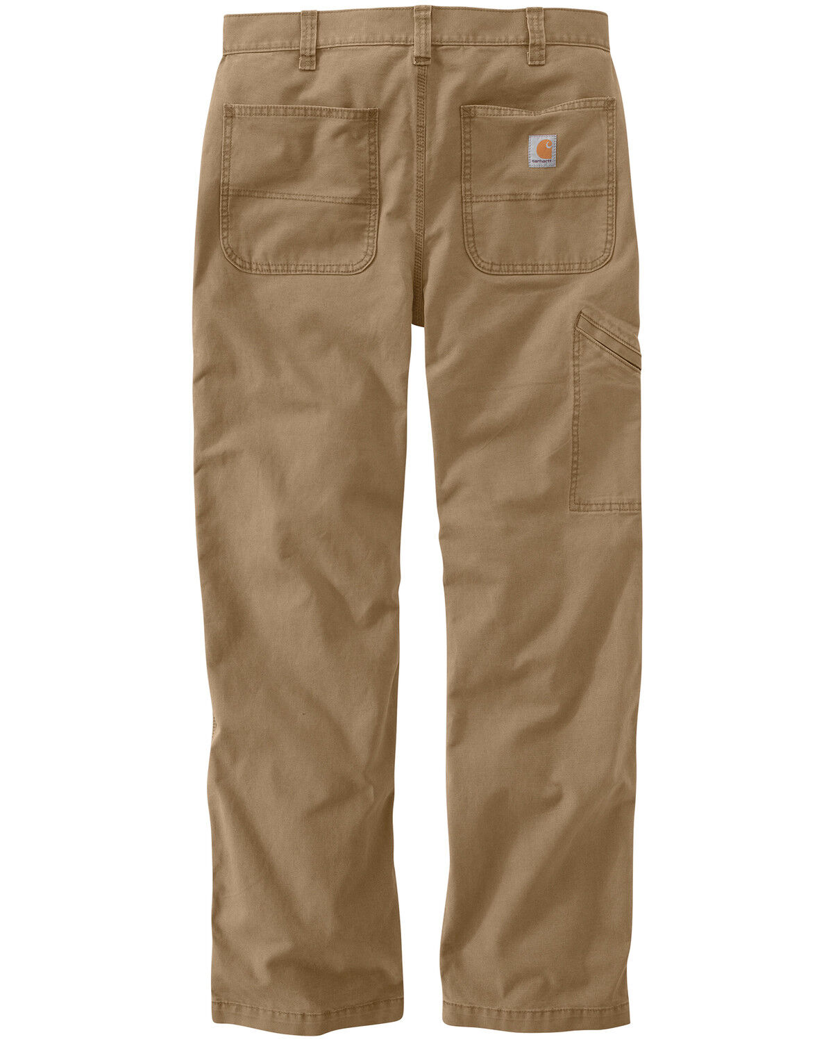 Image #3 - Carhartt Men's Rugged Flex Rigby Dungaree Stretch Work Pants, Dark Khaki, hi-res