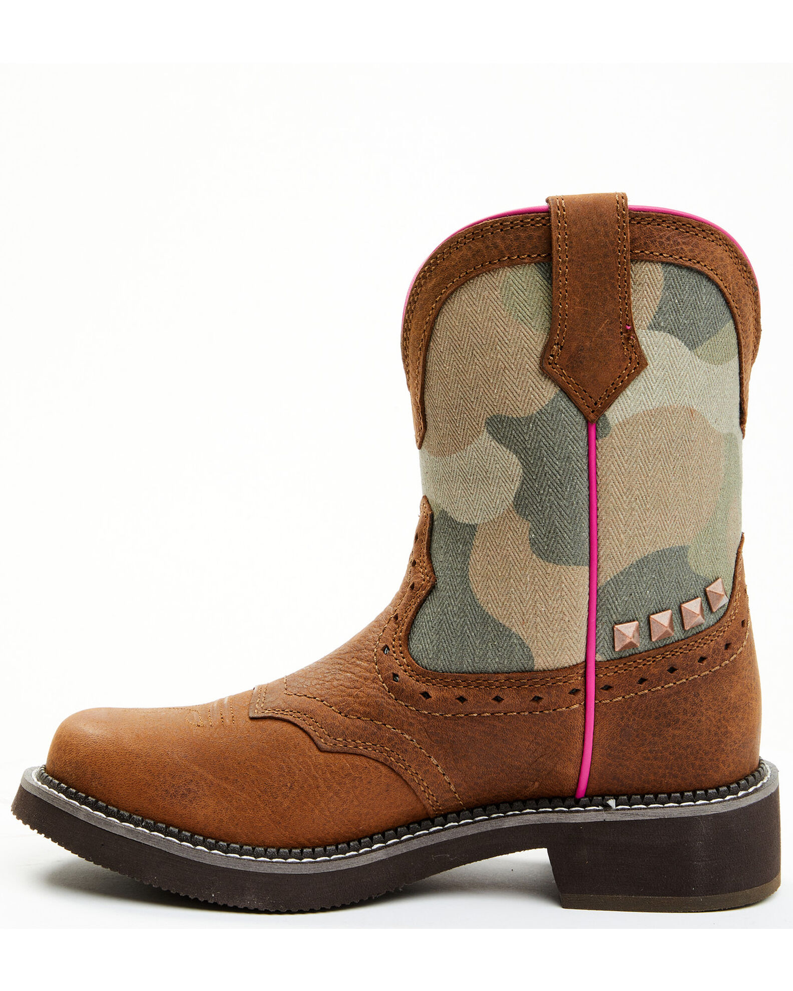 Pink camo steel toe boots clearance