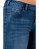 Cowgirl Tuff Women's Medium Wash Natural Waist Trousers, Blue, hi-res