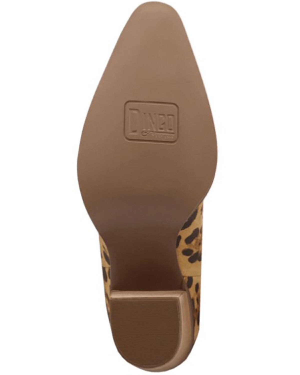Image #7 - Dingo Women's Twister Suede Fringe Tall Western Boots - Snip Toe, Leopard, hi-res