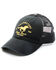 Image #1 - Paramount Network’s Yellowstone Men's Dutton Ranch Horse Logo Ball Cap , Black, hi-res