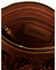 Image #4 - Shyanne Women's Western Heritage Woven Leather Fringe Crossbody Bag, Brown, hi-res