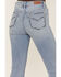 Image #2 - Shyanne Women's Light Wash Mid Rise Signature Embroidery Bootcut Jeans, Dark Medium Wash, hi-res
