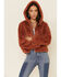 Image #1 - 26 International Women's Rust Faux Fur Hooded Jacket, , hi-res