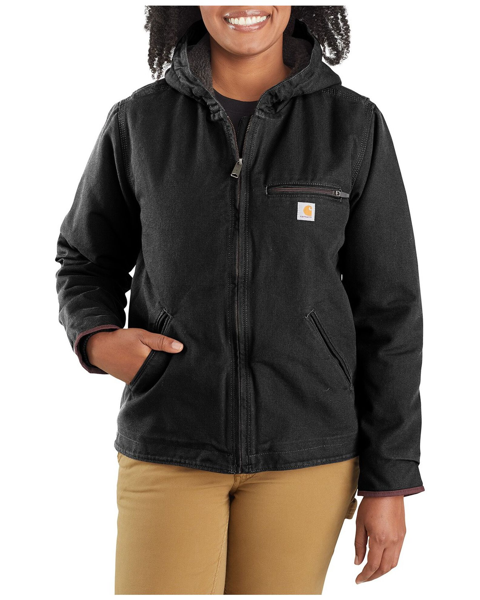 Carhartt Women s Washed Duck Sherpa Lined Jacket Country Outfitter