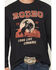 Image #3 - Wrangler Men's Rodeo Long Sleeve Graphic T-Shirt, Black, hi-res