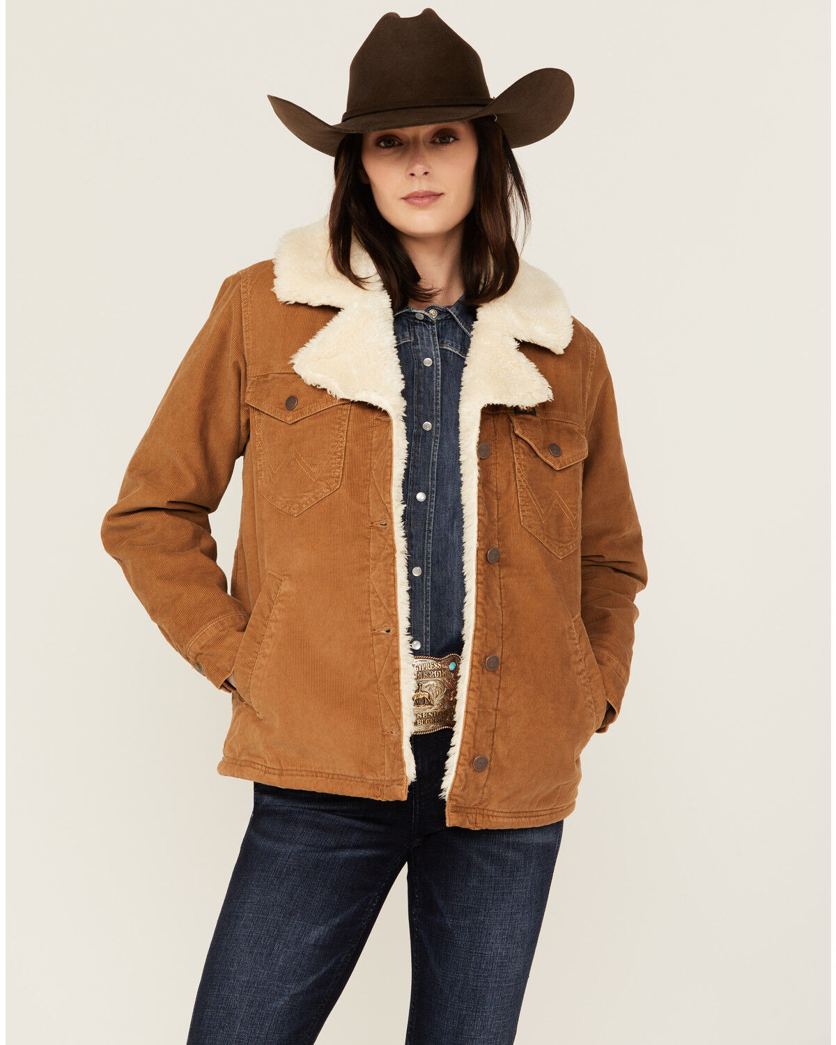 Image #1 - Wrangler Retro Women's Sherpa Jacket, , hi-res