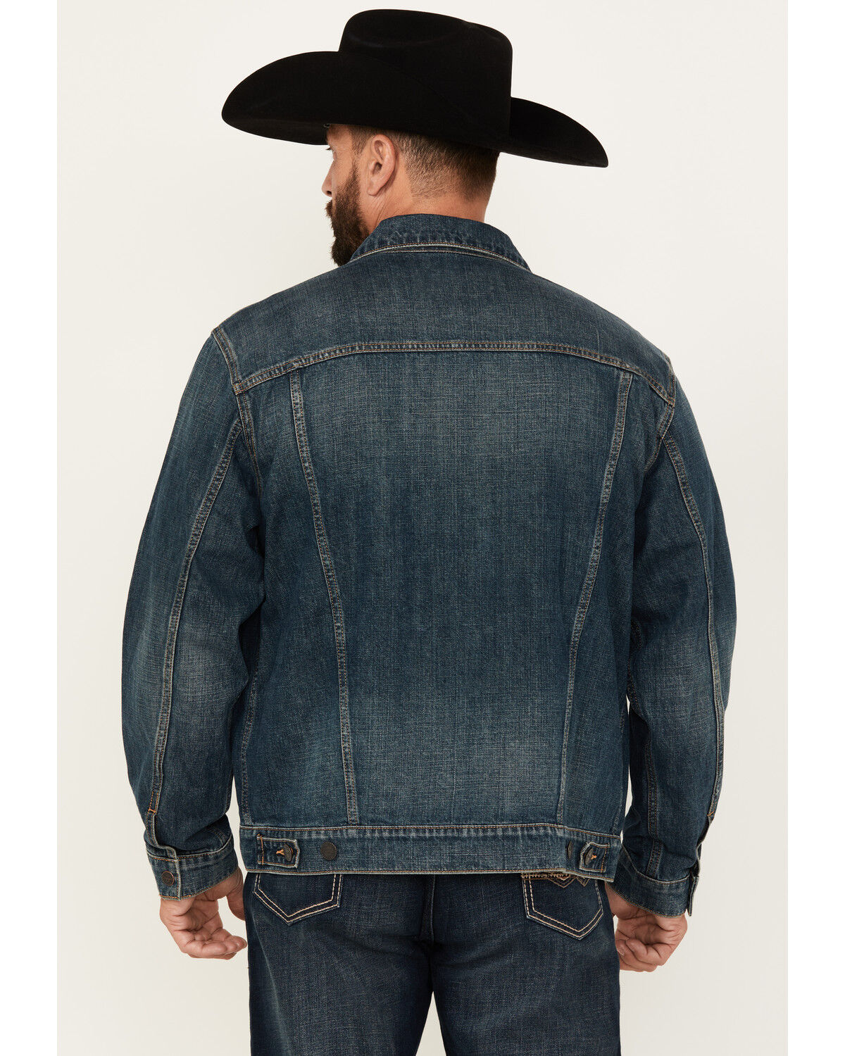 Image #4 - Wrangler Retro Men's Unlined Medium Wash Denim Jacket, Medium Wash, hi-res