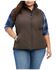 Image #1 - Ariat Women's Crius Insulated Vest - Plus, Brown, hi-res