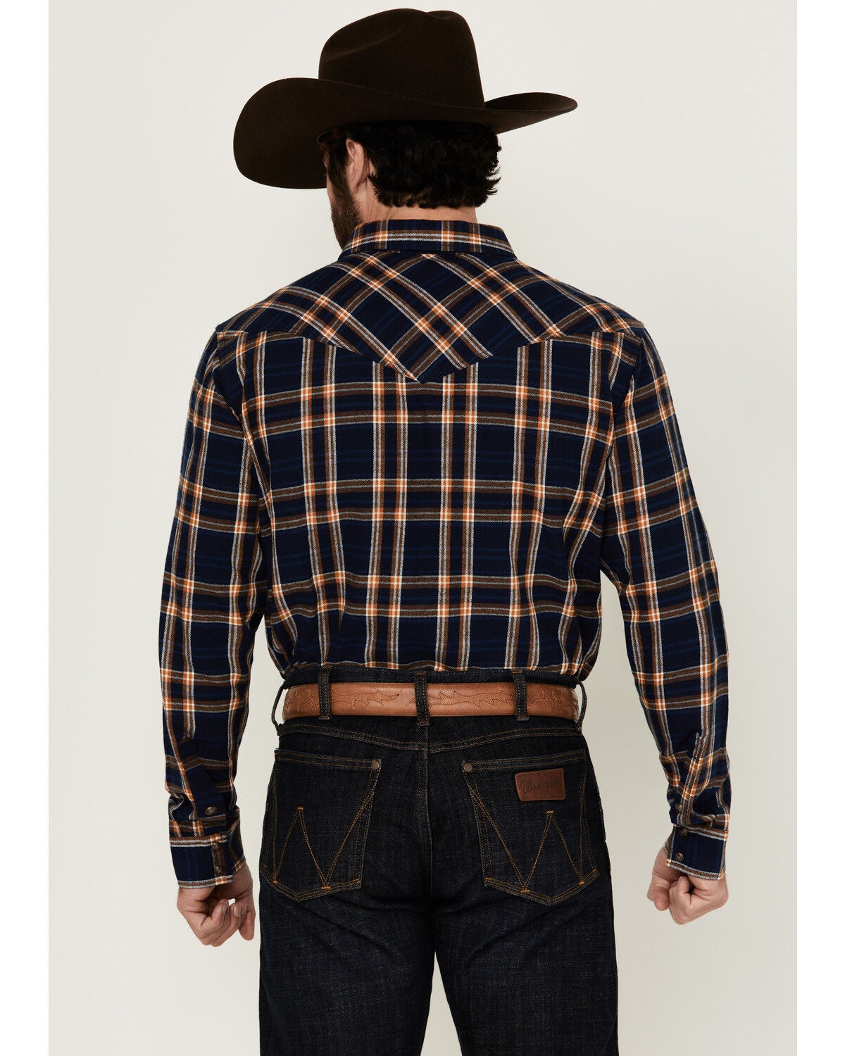 Image #4 - Cody James Men's Tombstone Plaid Print Long Sleeve Snap Western Shirt, , hi-res