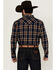 Image #4 - Cody James Men's Tombstone Plaid Print Long Sleeve Snap Western Shirt, , hi-res