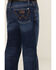 Image #4 - Wrangler Retro Little Boys' Troxler Dark Wash Relaxed Bootcut Stretch Denim Jeans, Blue, hi-res