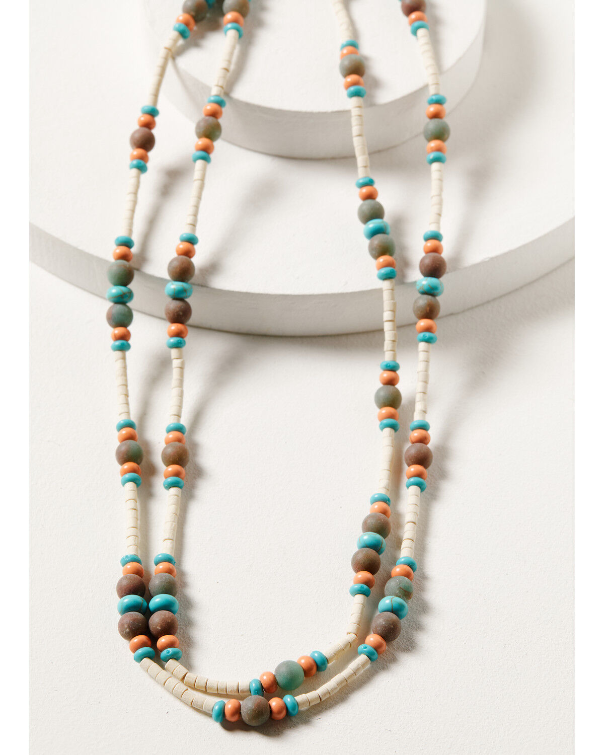 Image #1 - Shyanne Women's Wildflower Bloom Beaded Necklace, Silver, hi-res