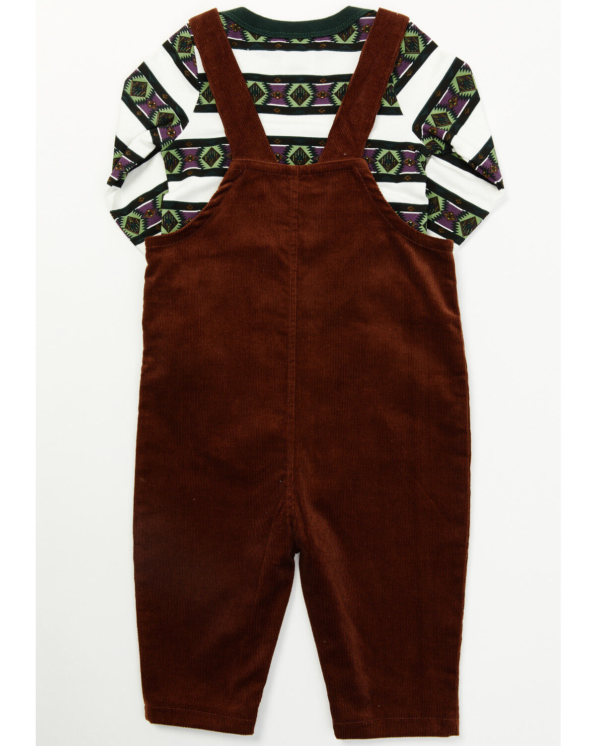 Image #3 - Cody James Infant Boys' Overalls & Striped Shirt Onesie Set, Multi, hi-res