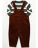 Image #3 - Cody James Infant Boys' Overalls & Striped Shirt Onesie Set, Multi, hi-res
