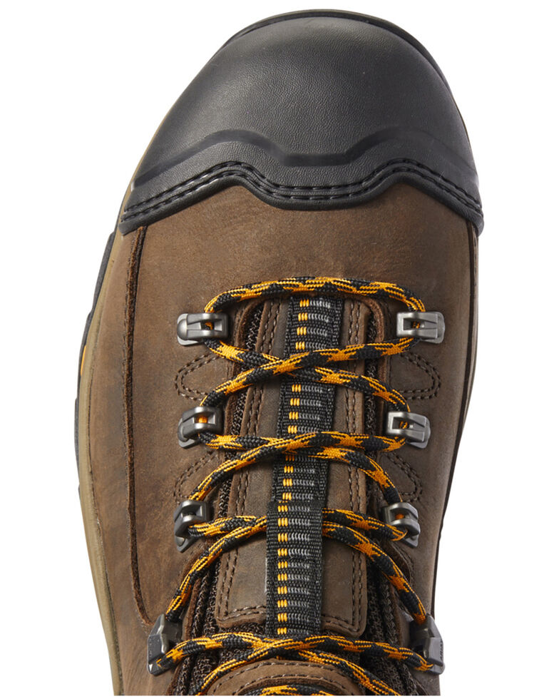 Ariat Men's Brown Endeavor Waterproof Work Boots - Composite Toe, Brown, hi-res