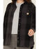 Image #3 - Carhartt Women's Rugged Flex&reg; Loose Fit Heavyweight Duck Long Sleeve Button-Down Shacket, Black, hi-res