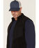 Image #2 - Hawx Men's Bruiser Solid Sherpa Zip-Up Work Vest, Black, hi-res