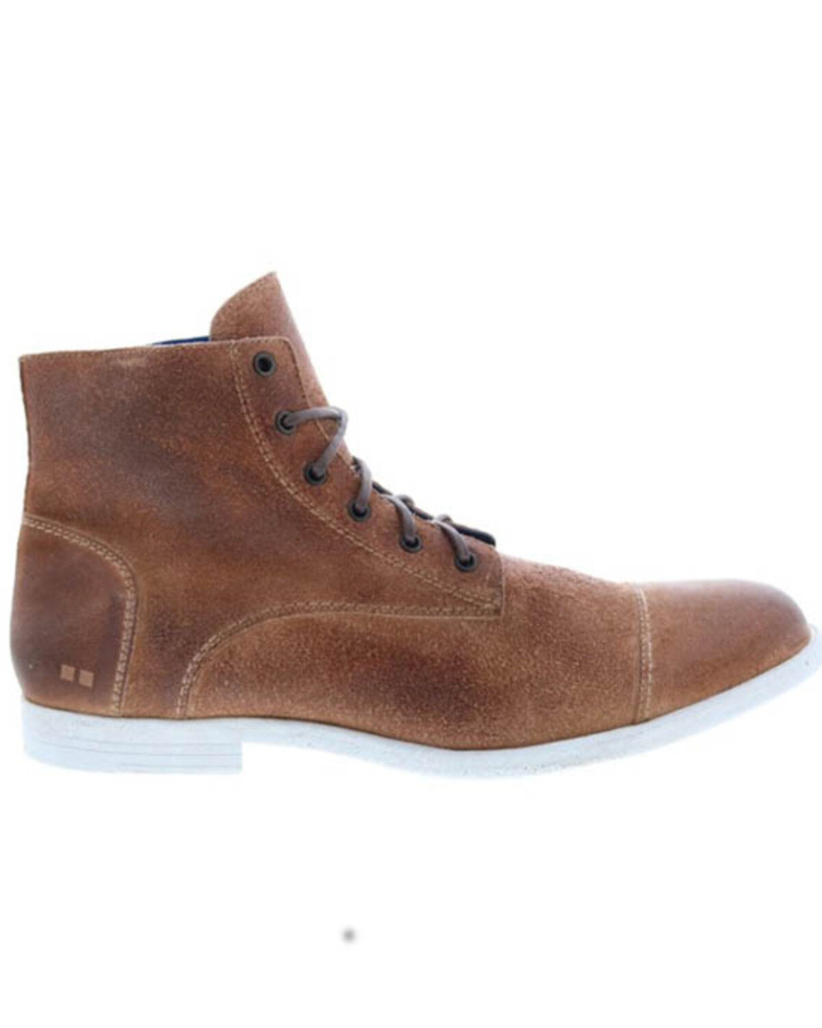 Image #2 - Bed Stu Men's Leonardo Leather Lace-Up Casual Boot - Round Toe, Tan, hi-res