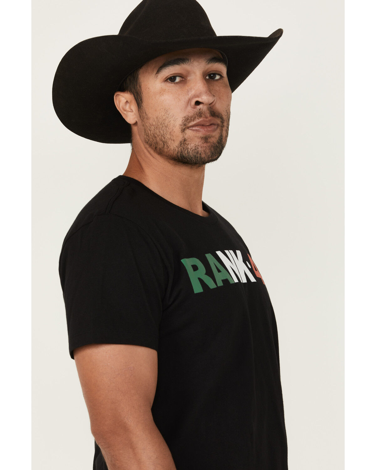 Image #2 - RANK 45® Men's Rosarito Mexico Logo Short Sleeve Graphic T-Shirt, Black, hi-res