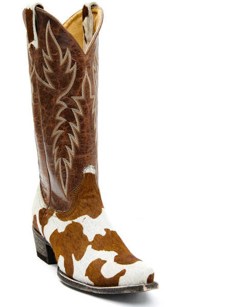 Idyllwind Women's Crazy Heifer Western Boots - Snip Toe, Brown, hi-res
