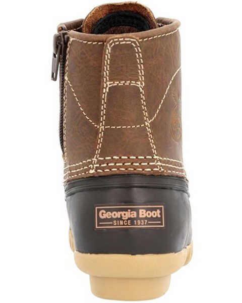 Image #5 - Georgia Boot Boys" Marshland Lace-Up Duck Boots - Round Toe , Brown, hi-res