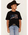 Image #2 - Cody James Boys' Americana Logo Short Sleeve Graphic T-Shirt, Black, hi-res
