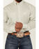 Image #3 - George Strait by Wrangler Men's Medallion Print Long Sleeve Button-Down Western Shirt - Tall, White, hi-res