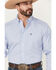 Image #3 - Ariat Men's Otello Geo Print Wrinkle Free Long Sleeve Button-Down Western Shirt, Blue, hi-res
