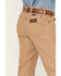 Image #4 - Wrangler Men's 47MWZ Tough Comfort Regular Fit Stretch Canvas Pants - Tall, Wheat, hi-res