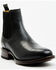 Image #1 - Cody James Men's Scout Chelsea Boots - Round Toe, Black/red, hi-res