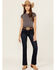 Image #3 - Rock & Roll Denim Women's Dark Wash High Rise Bootcut Stretch Denim Jeans, Dark Wash, hi-res