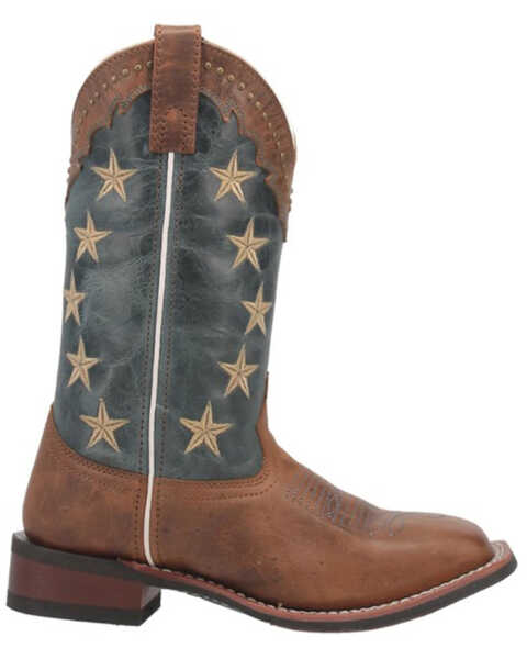 Image #2 - Laredo Women's Early Star Western Performance Boots - Broad Square Toe, Tan, hi-res
