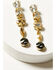 Image #1 - Ink + Alloy Clear to Smoke Ombre-Style Five-Tier Crystal Earrings, Multi, hi-res