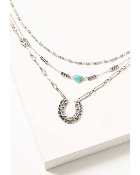 Image #1 - Idyllwind Women's Lucky Club Necklace, Silver, hi-res