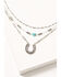 Image #1 - Idyllwind Women's Lucky Club Necklace, Silver, hi-res