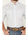 Image #3 - George Strait by Wrangler Men's Geo Print Short Sleeve Button-Down Stretch Western Shirt - Tall, White, hi-res